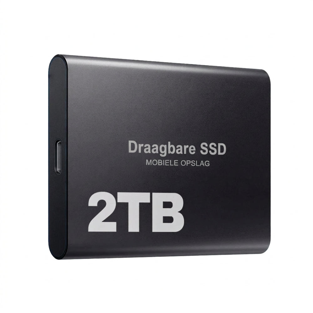 Ekstern SSD på 2 TB med høy hastighet