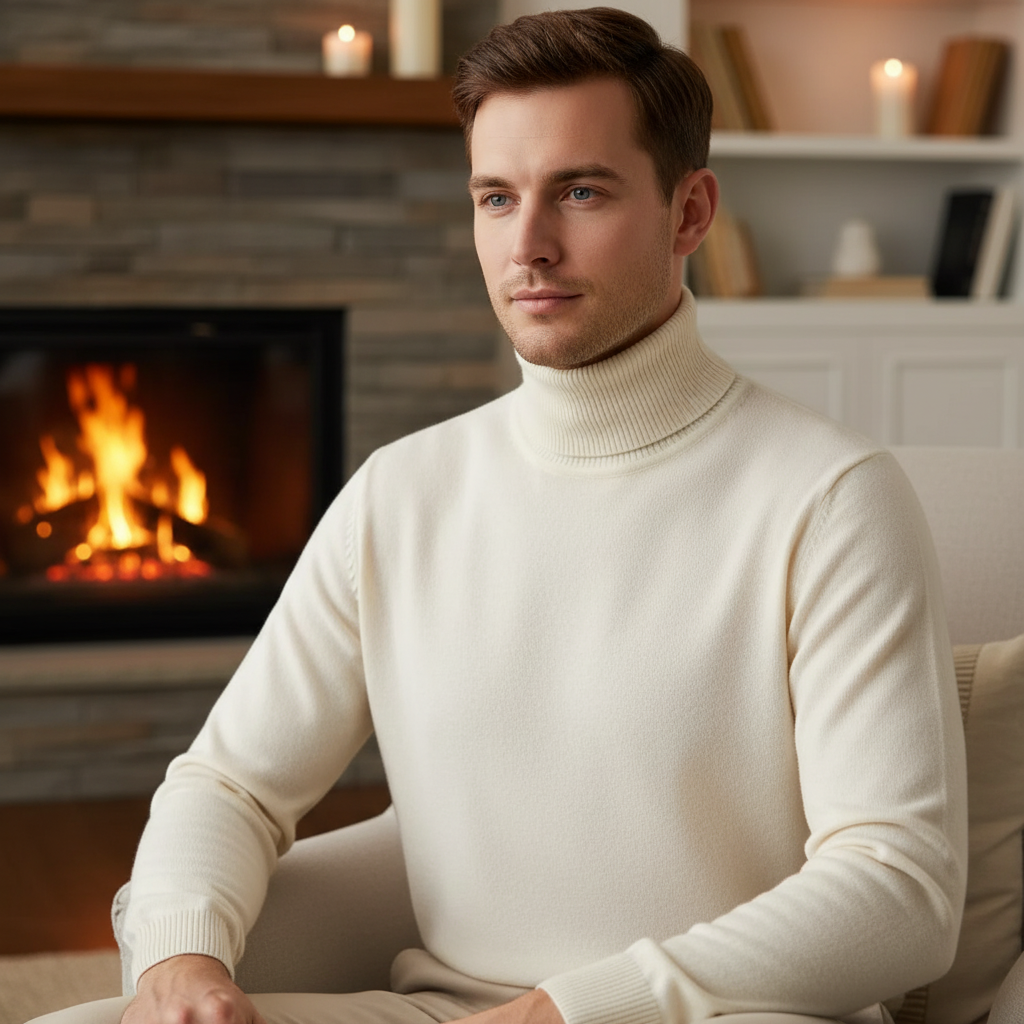 Elegant høyhalset genser – Harald