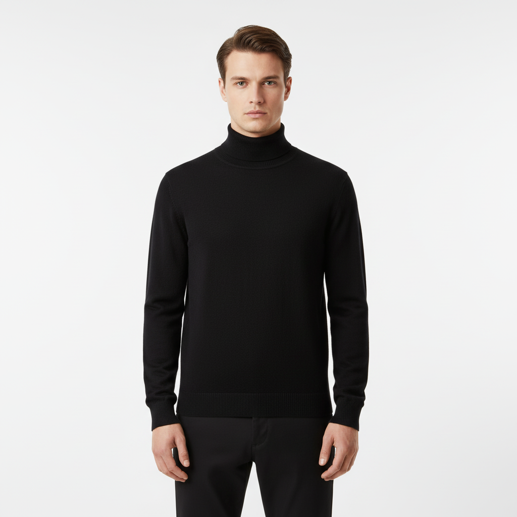 Elegant høyhalset genser – Harald