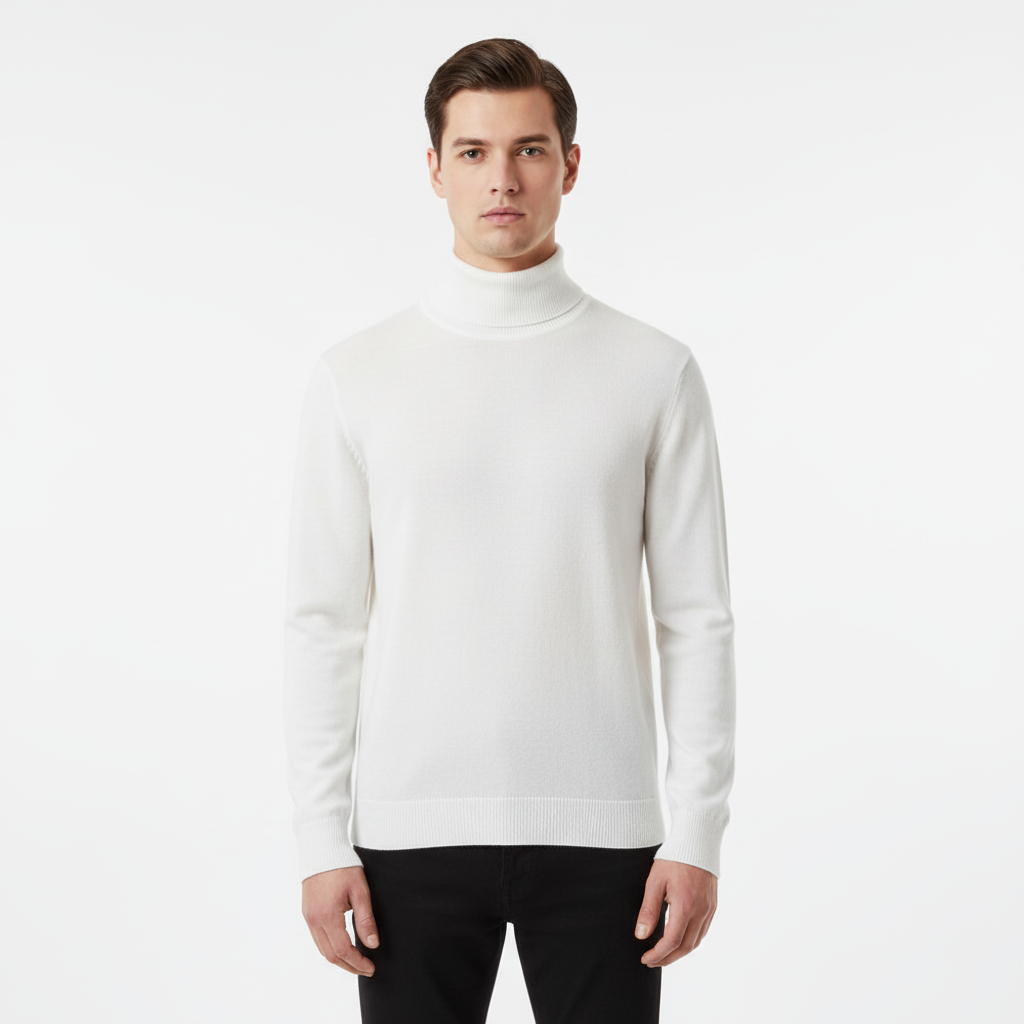 Elegant høyhalset genser – Harald