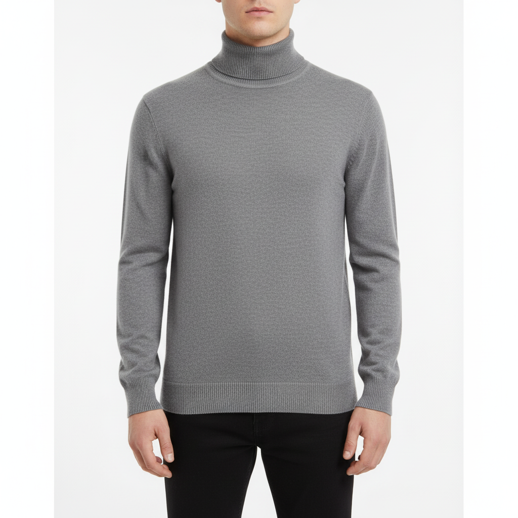 Elegant høyhalset genser – Harald
