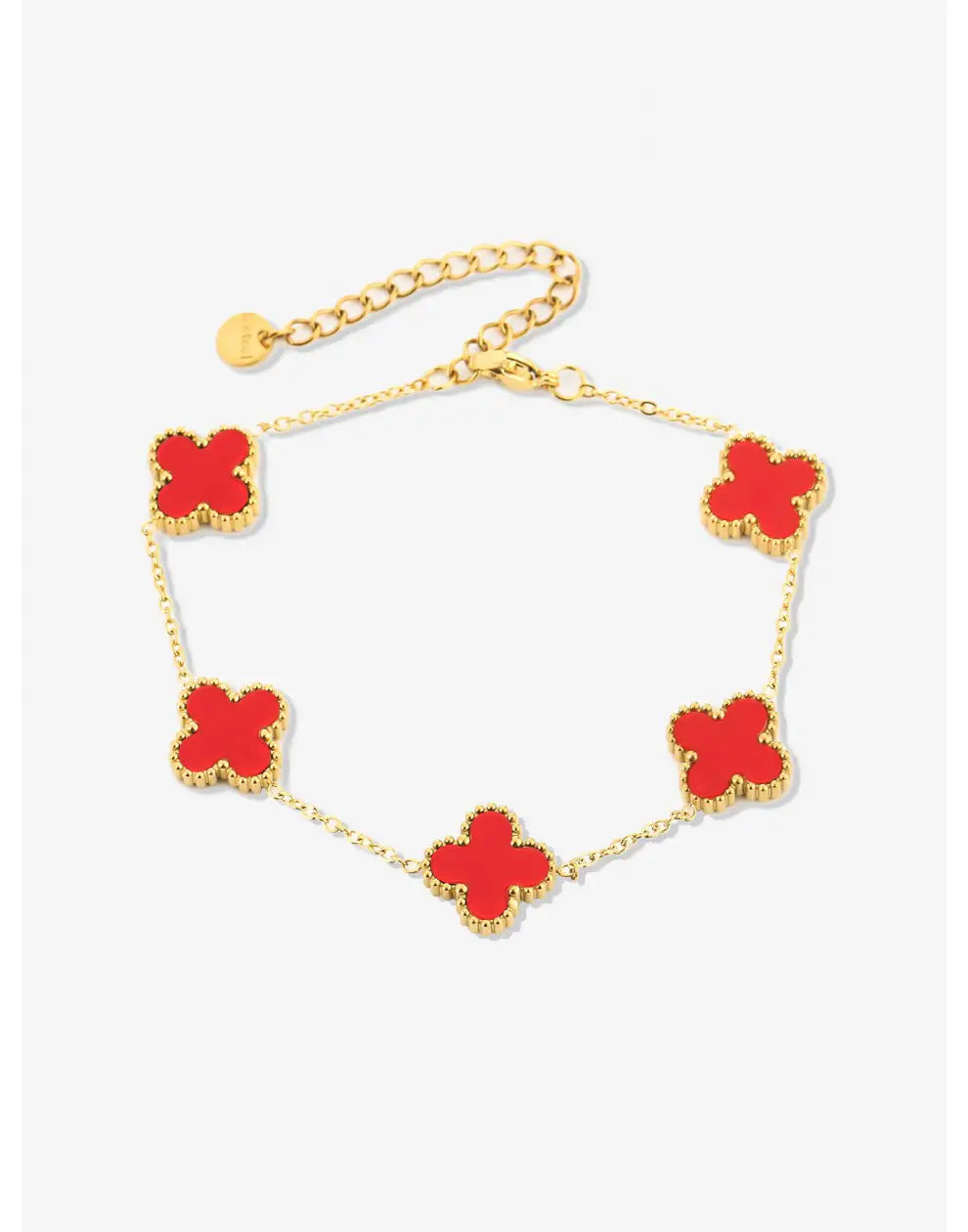 Elegant armbånd med kløvermotiv – FlowerShine