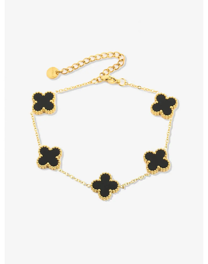 Elegant armbånd med kløvermotiv – FlowerShine