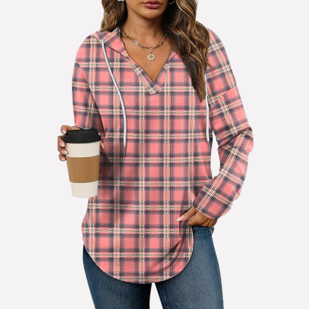 Kvinners Oversized Pullover Sweatshirt