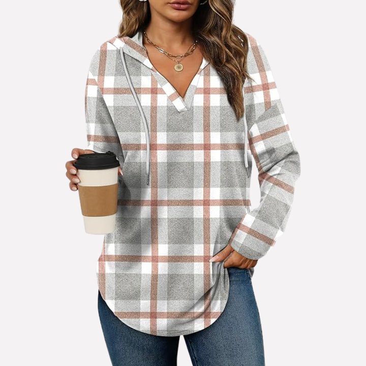 Kvinners Oversized Pullover Sweatshirt