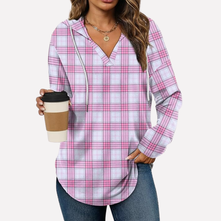 Kvinners Oversized Pullover Sweatshirt