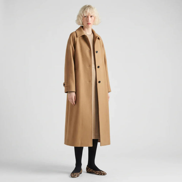 Kvinners elegante lange frakk