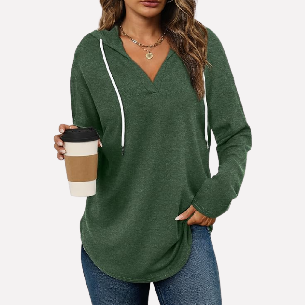 Kvinners langermet crewneck sweatshirt