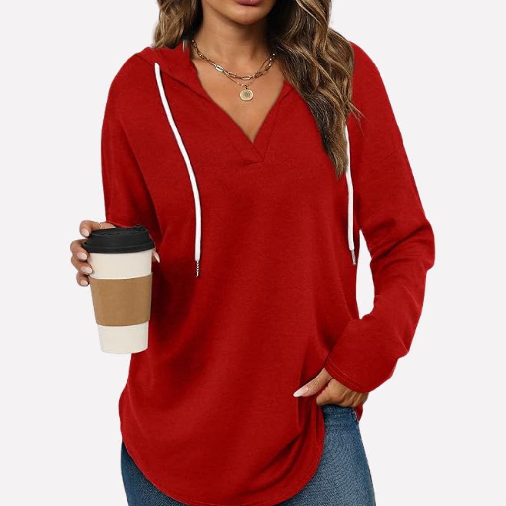 Kvinners langermet crewneck sweatshirt
