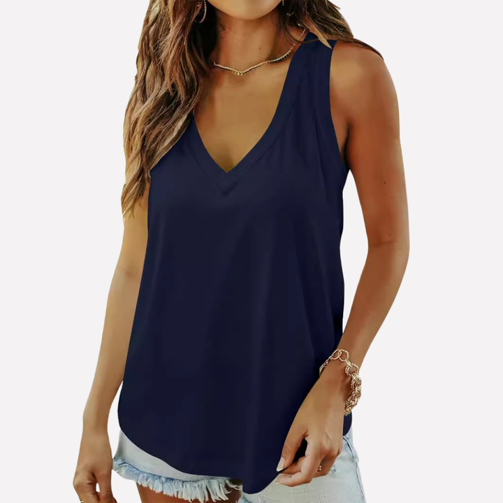 Kvinners Dype V Tank Top
