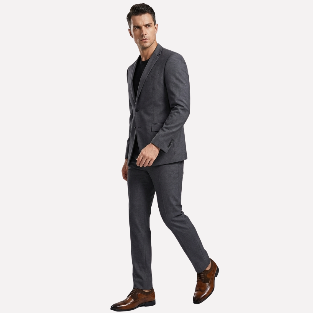 Elegante herresko i skinn for bedrifter