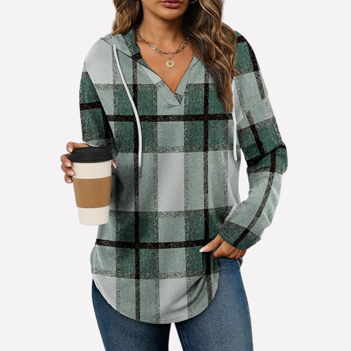 Kvinners Oversized Pullover Sweatshirt