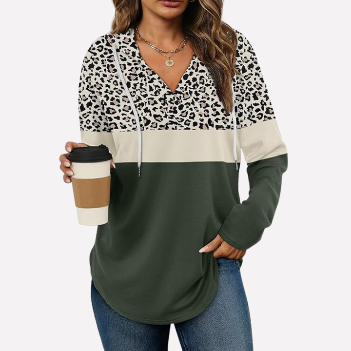 Kvinners Oversized Pullover Sweatshirt