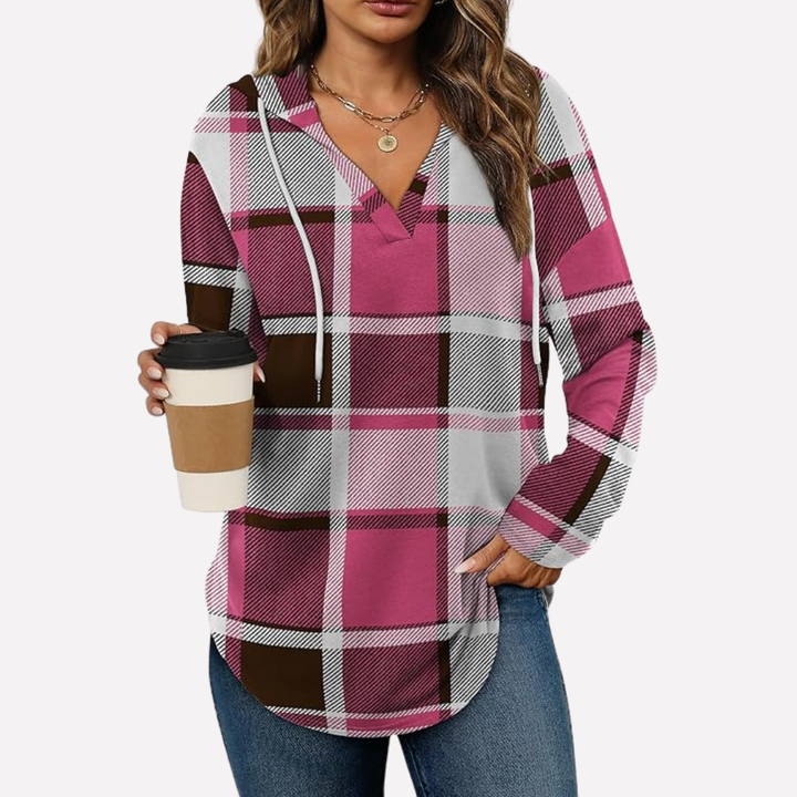 Kvinners Oversized Pullover Sweatshirt