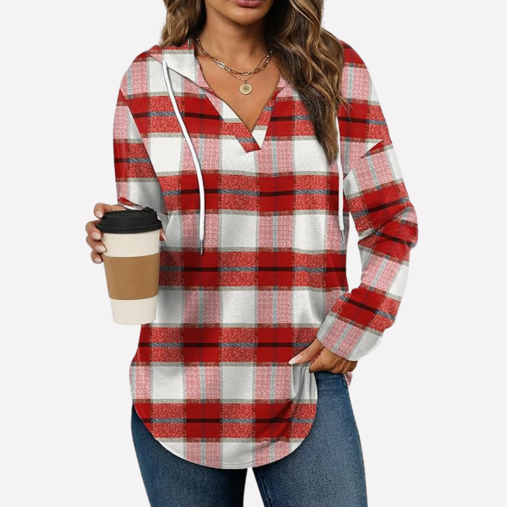 Kvinners Oversized Pullover Sweatshirt