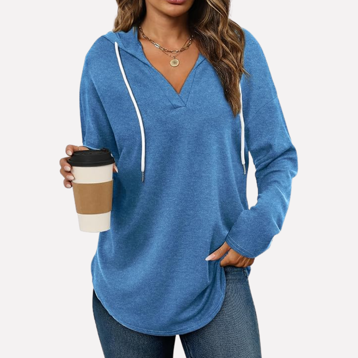 Kvinners Oversized Pullover Sweatshirt