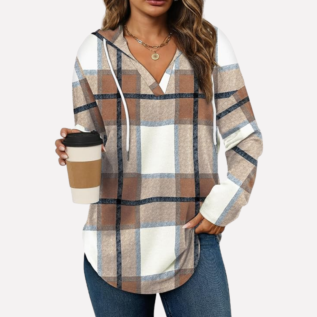 Kvinners langermet crewneck sweatshirt