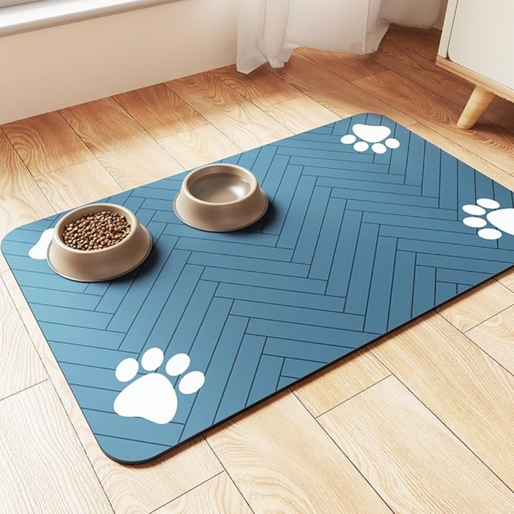 Kjæledyrmatte - Absorberende kjæledyrmatte for mat- og vannskål