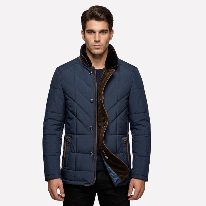 Elegant vinterfrakk for menn