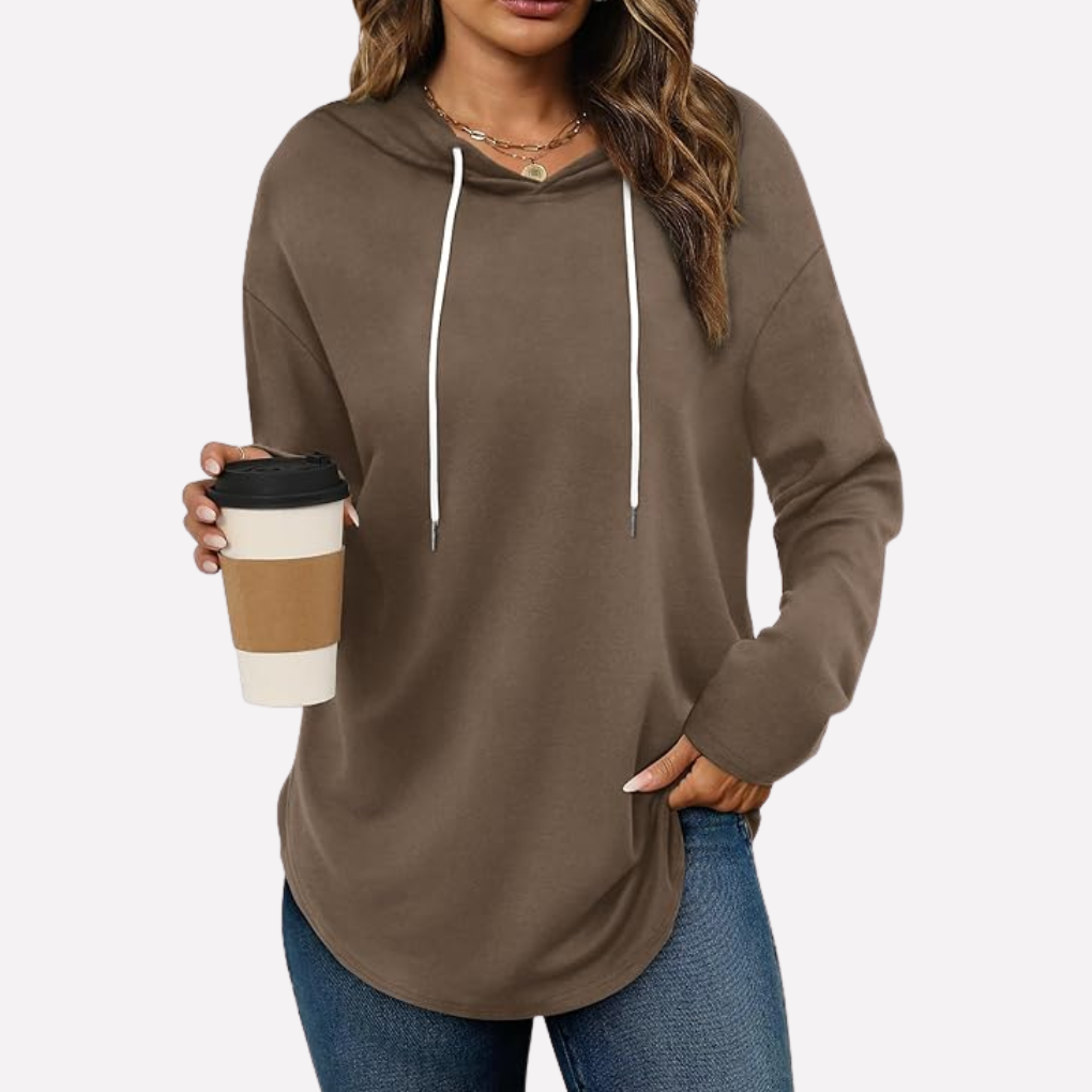 Kvinners langermet crewneck sweatshirt