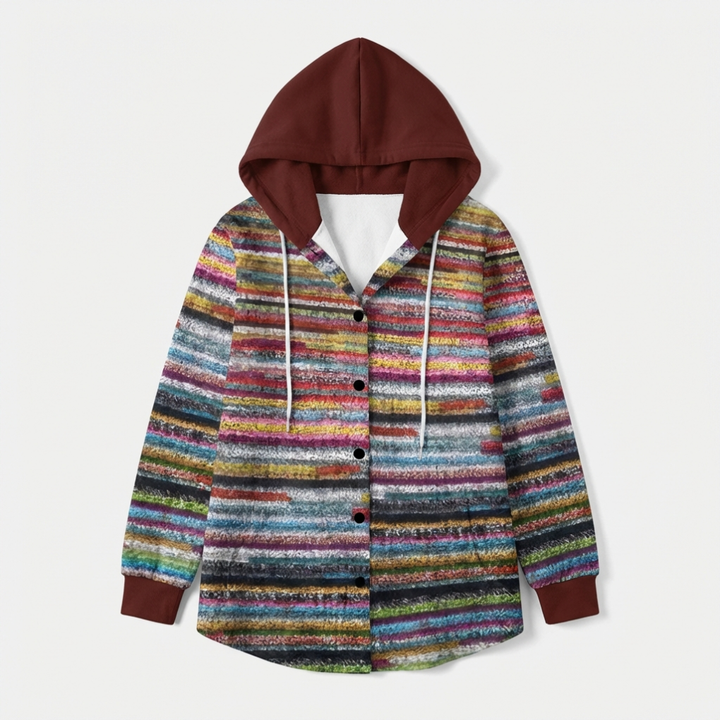 Kvinners Hette Vinter Cardigan