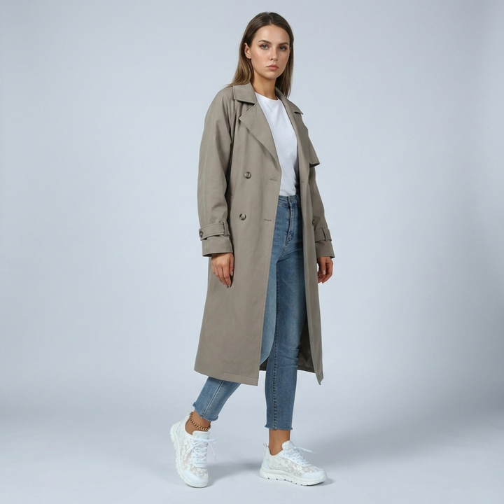Ademende sneakers met sterrenpatroon en vetersluiting voor dames