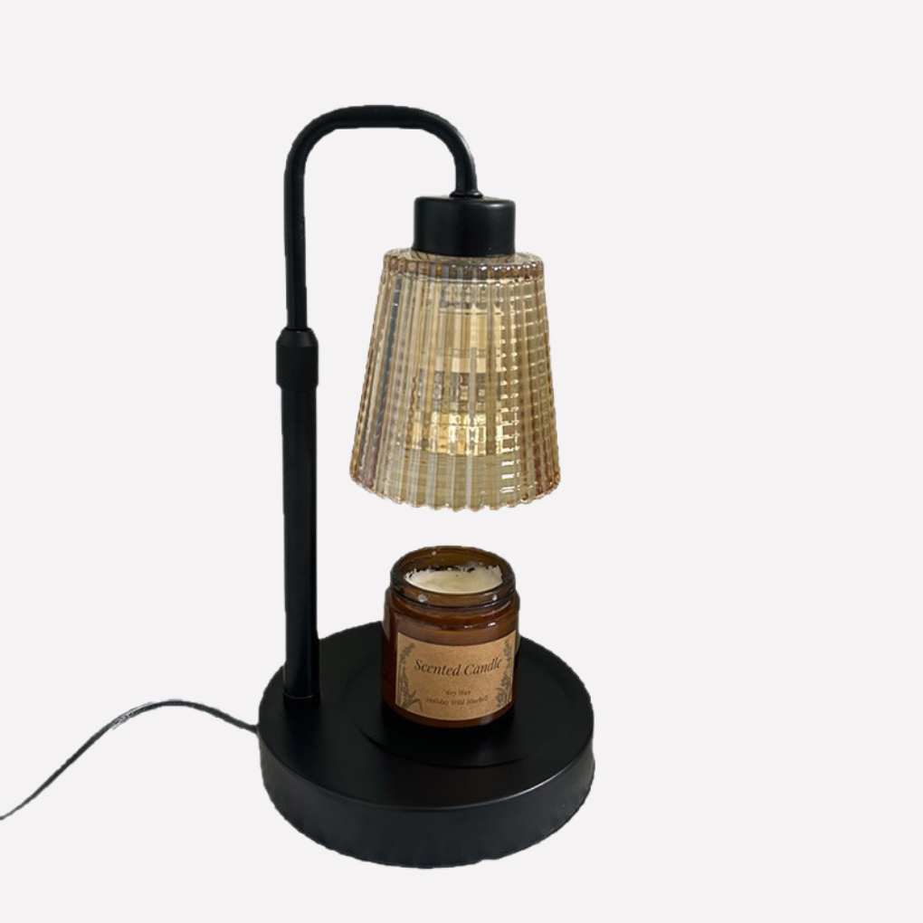 Lysestakevarmerlampe med timer