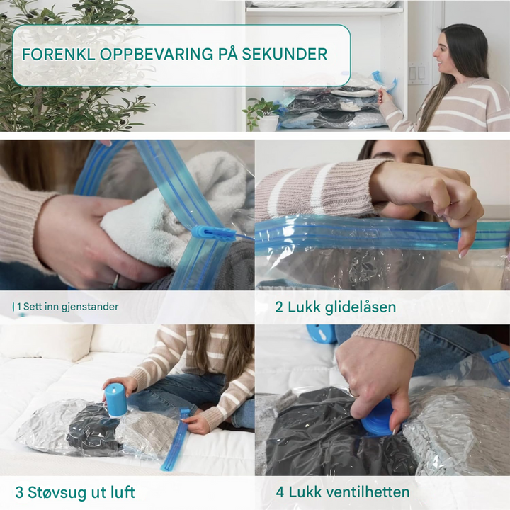Vakuum Lagringsposer