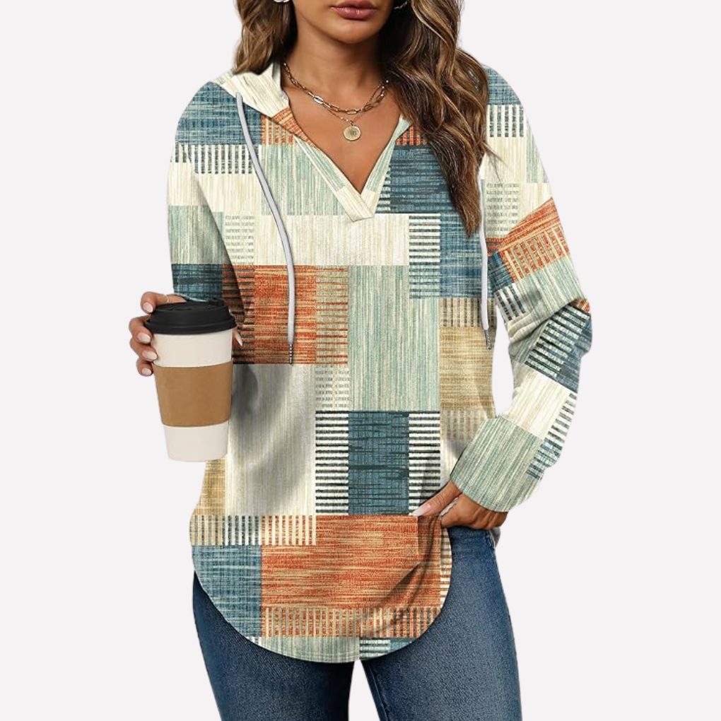 Kvinners Oversized Pullover Sweatshirt