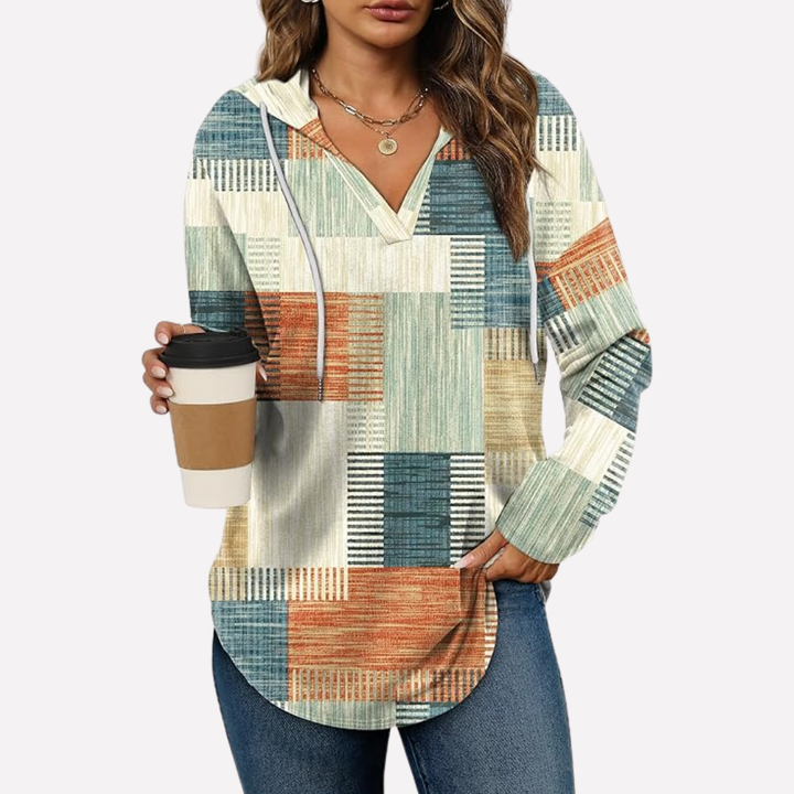 Kvinners Oversized Pullover Sweatshirt