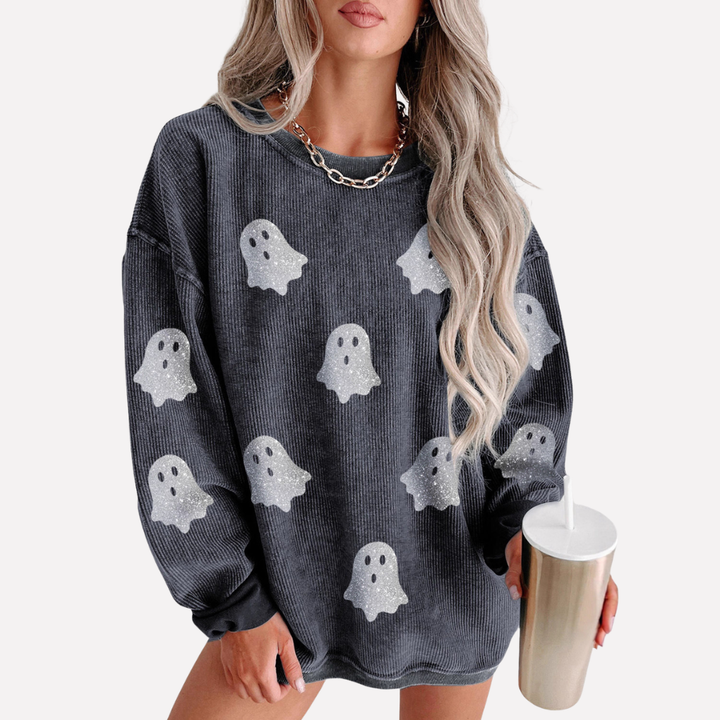Kvinners Oversized Crewneck Sweatshirt
