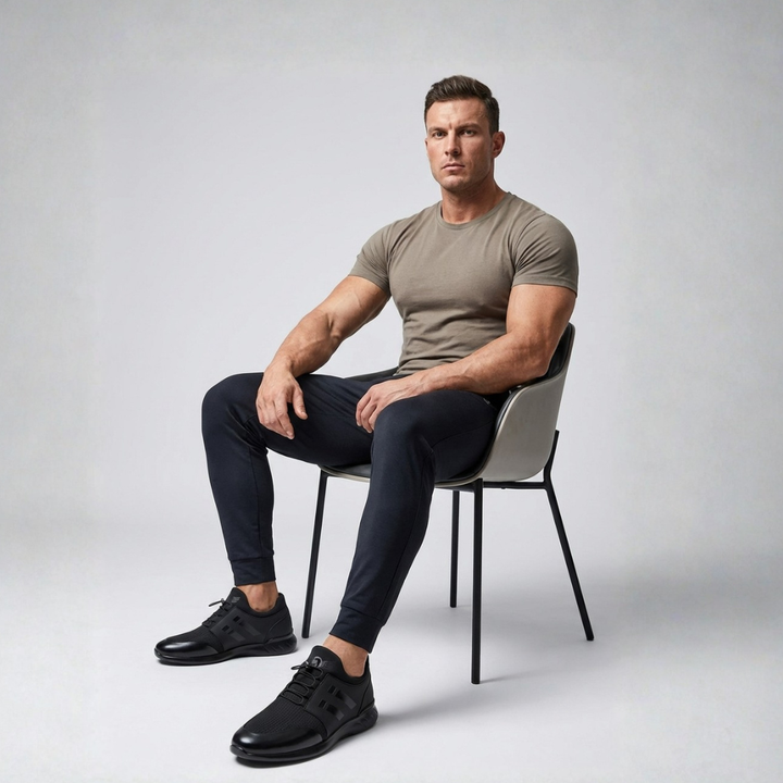 Komfortable premium herresko i skinn