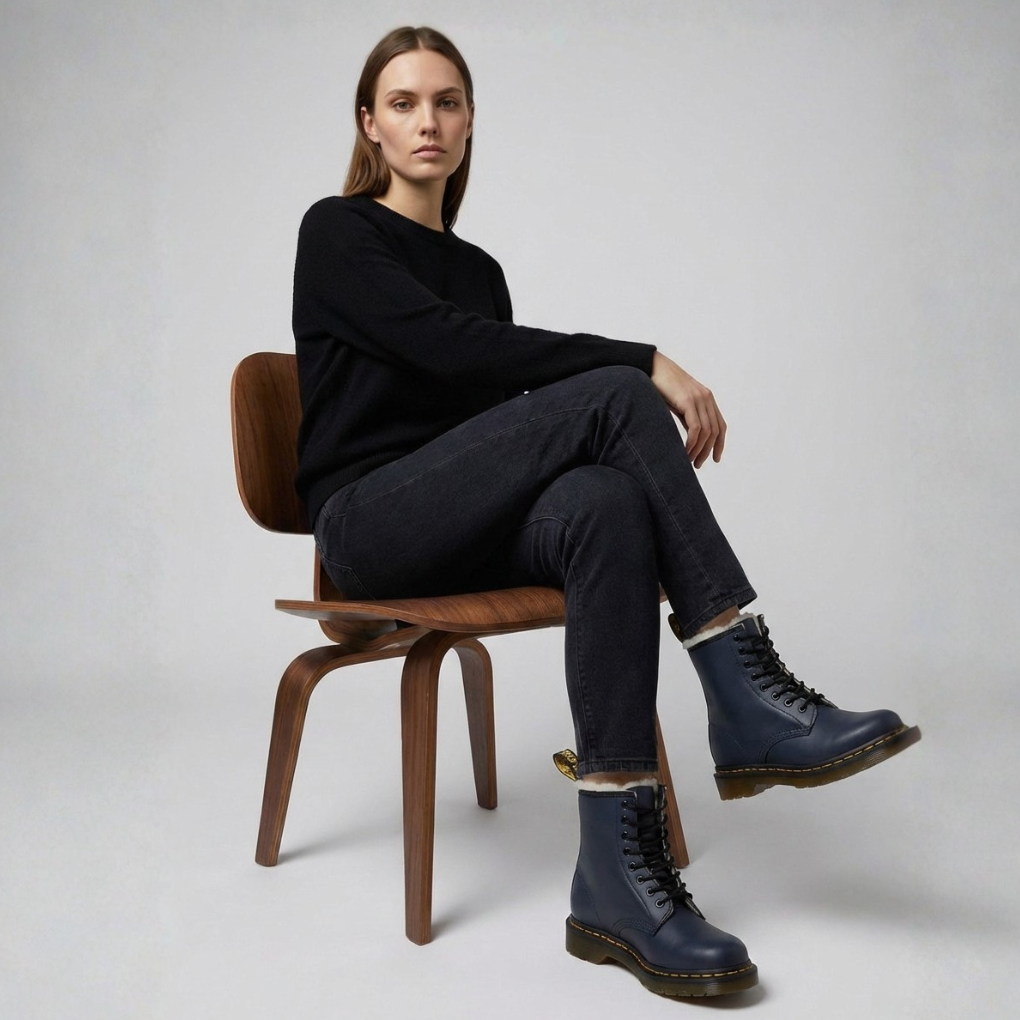 Elegante snørestøvler til dame