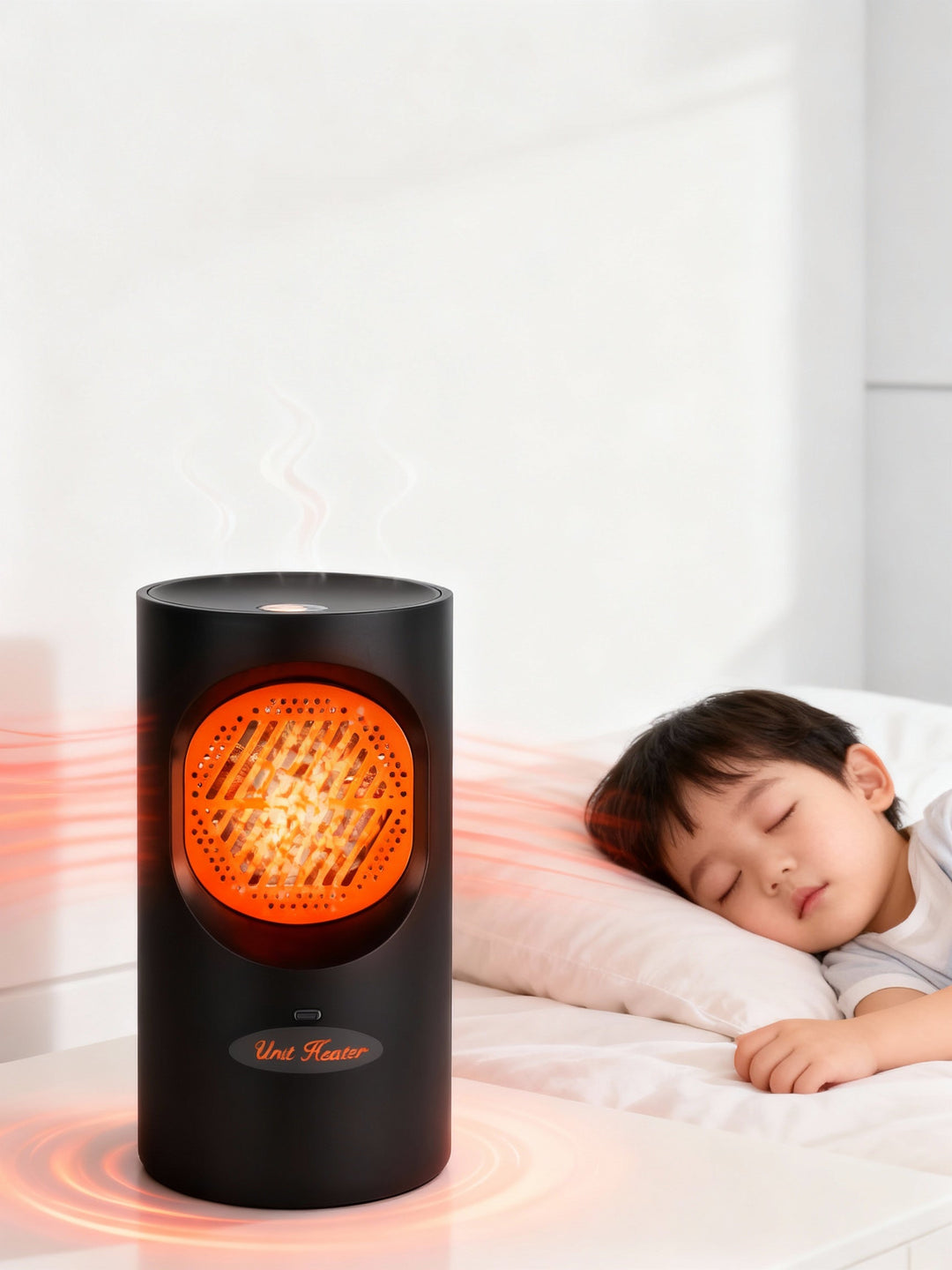 Mini vifteovn 300W, varme på 2 sekunder