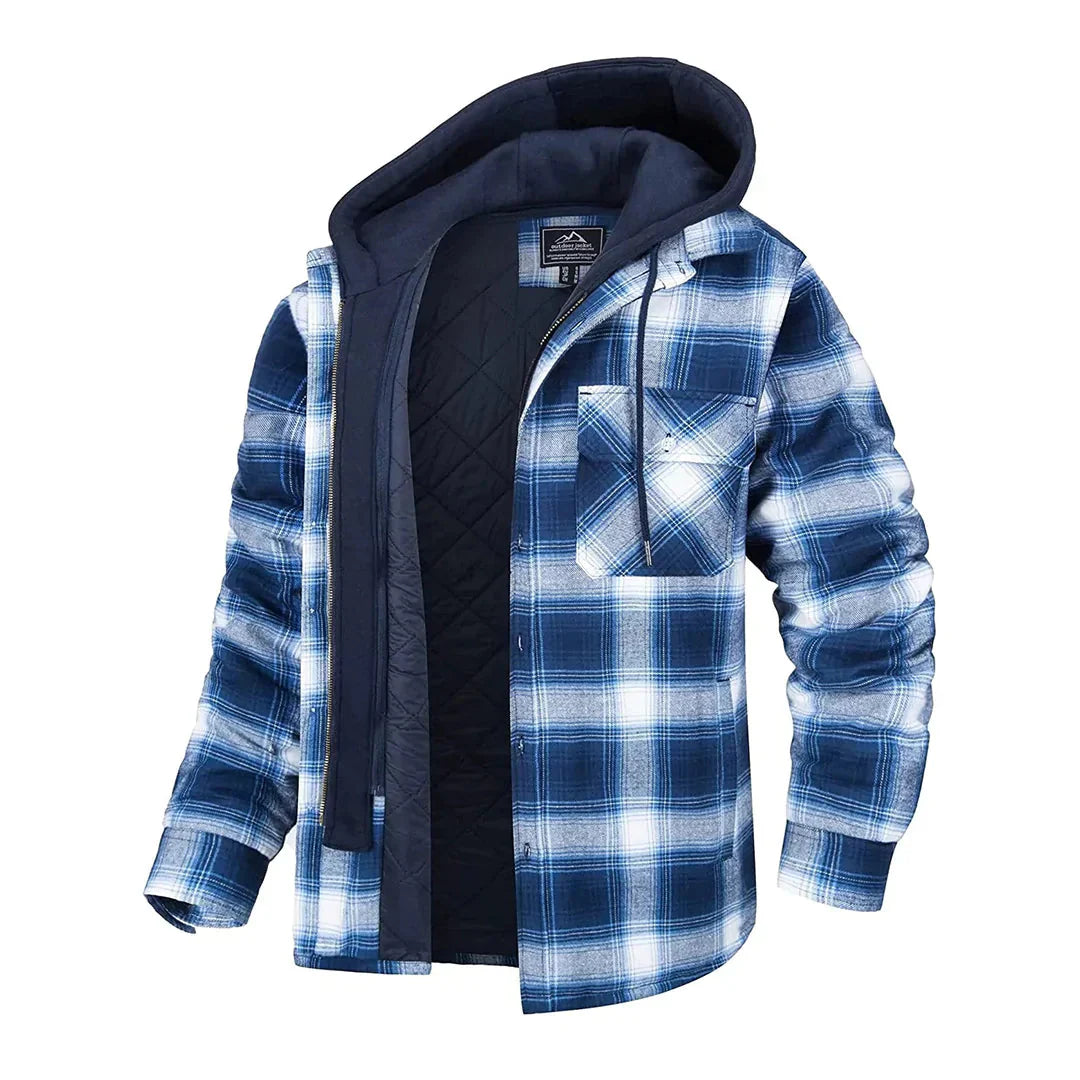 Checked jacket for men with timeless elegance