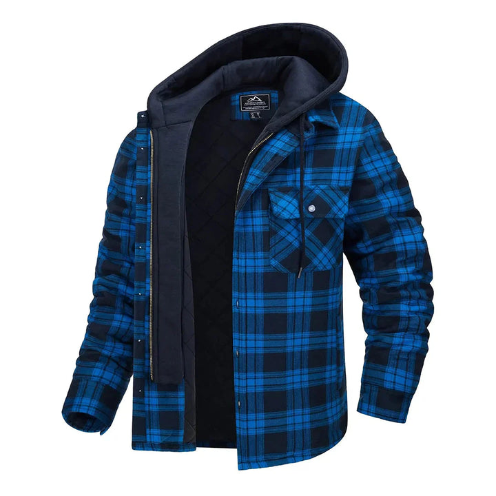 Checked jacket for men with timeless elegance