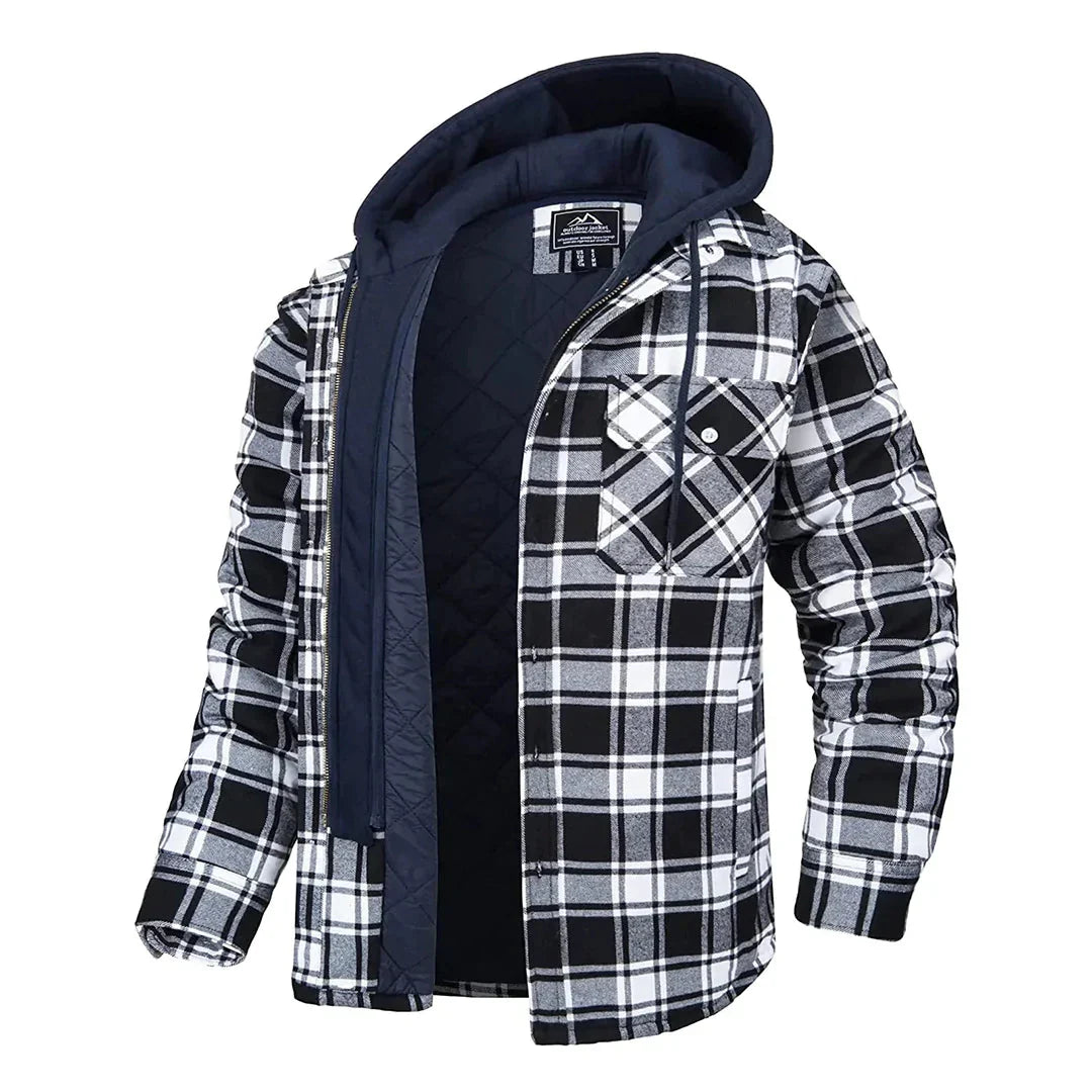 Checked jacket for men with timeless elegance