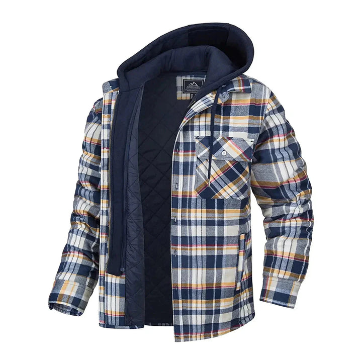 Checked jacket for men with timeless elegance