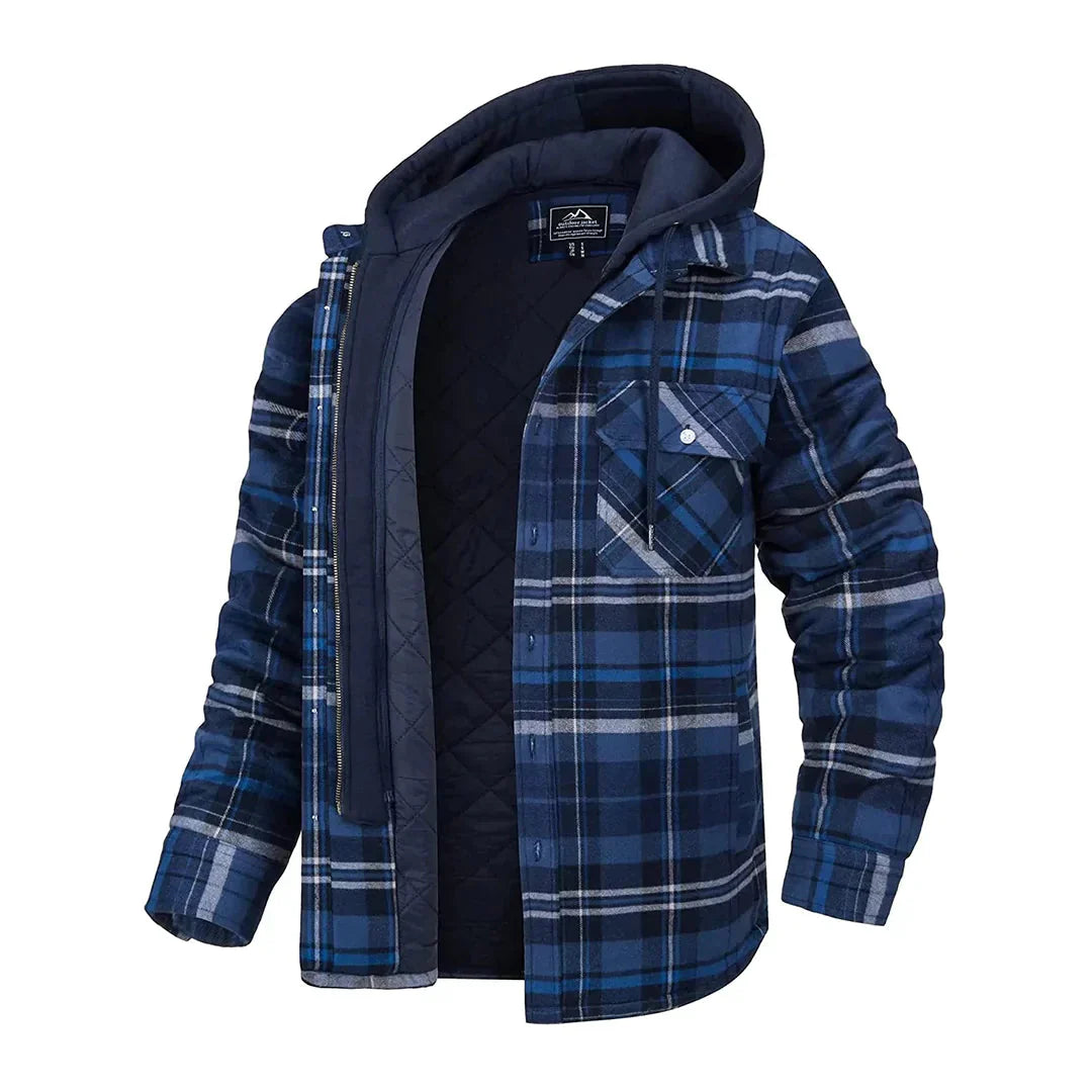 Checked jacket for men with timeless elegance
