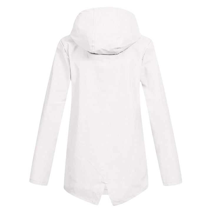 Water-repellent mid-layer jacket with zipper and hood