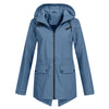 Water-repellent mid-layer jacket with zipper and hood