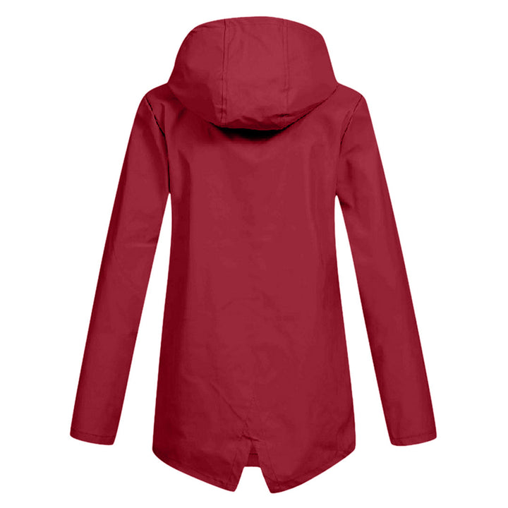 Water-repellent mid-layer jacket with zipper and hood