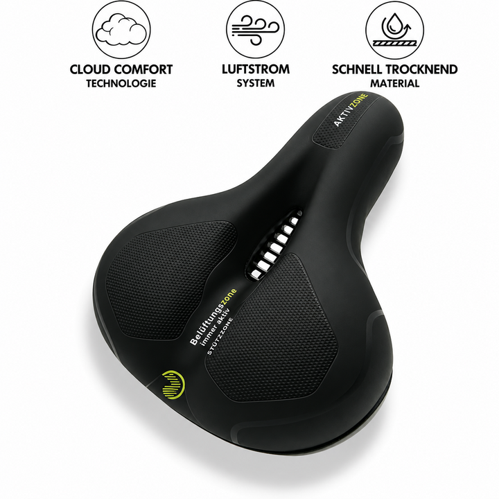 Sykkelsete | Ergonomisk komfort | Støtdempende design