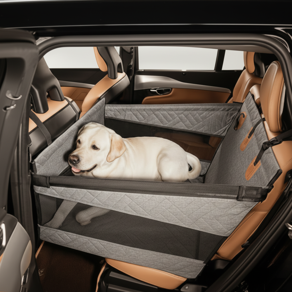 RIDEGUARD PET SEAT – Vanntett matte med Memory Foam for hunder til bilen