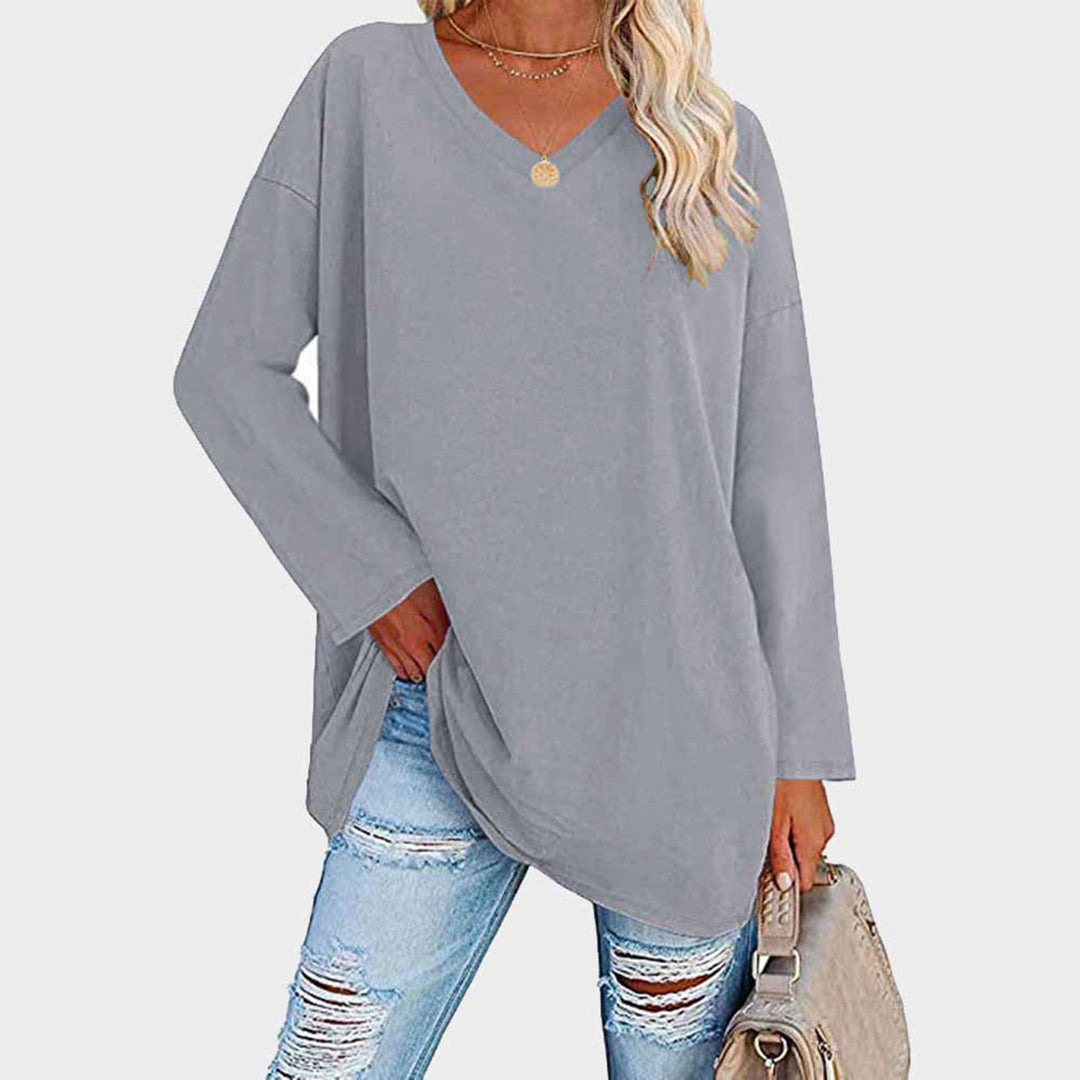 Elegant long-sleeved top