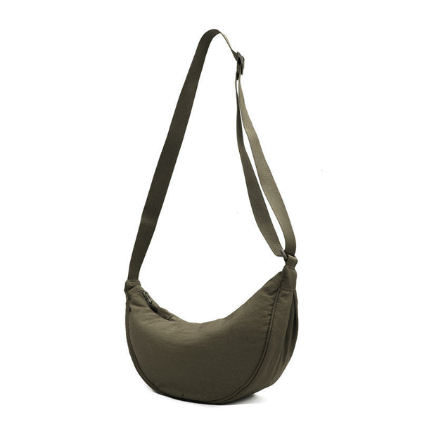 Geräumige Schultertasche aus Nylon für Frauen