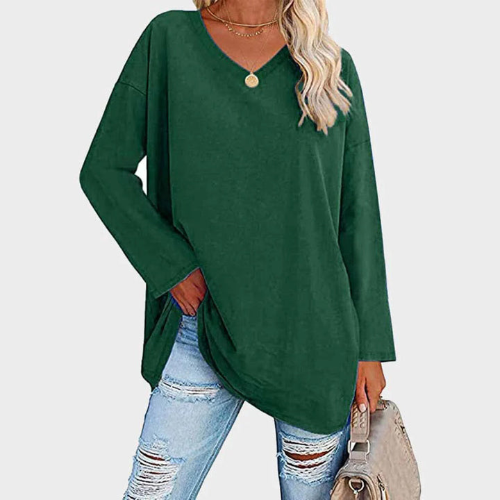 Elegant long-sleeved top