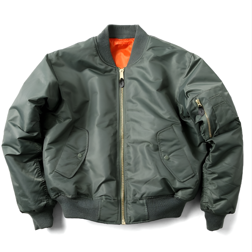 Kvinnes Unisex Klassisk Bomberjakke
