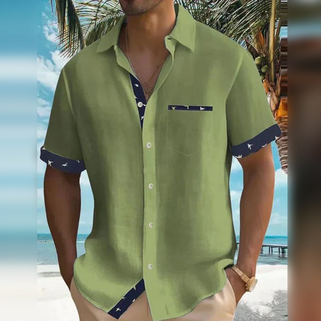 Klassisk Menns Skjorte med Slim Fit