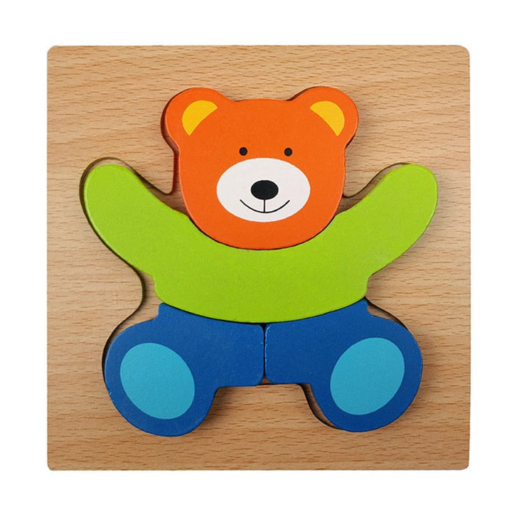 Montessori-puslespill i tre – ColourJoy (Kjøp 1, få 1 gratis)